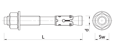 Goujon d’ancrage rawlex R-HPT II A4